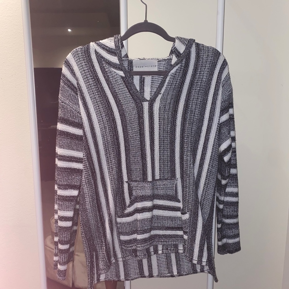 Black & white drug rug
